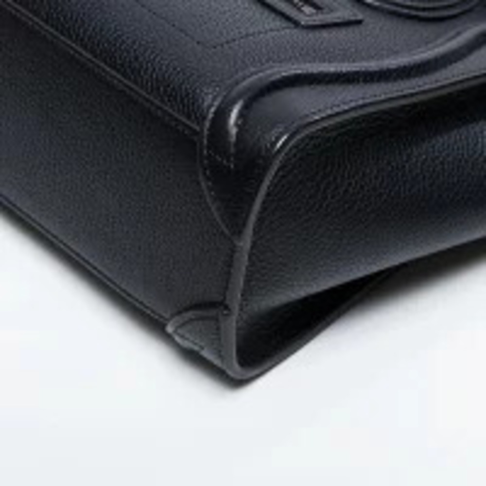 Celine Luggage Leather Handbag Black - Picture 7 of 13